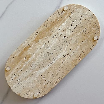 Elegant SAIDKOCC Natural Marble Tray for Home Decor