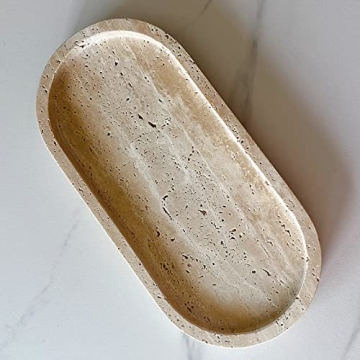 Elegant SAIDKOCC Natural Marble Tray for Home Decor