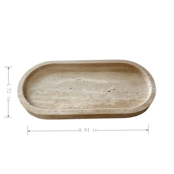 Elegant SAIDKOCC Natural Marble Tray for Home Decor