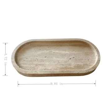 Elegant SAIDKOCC Natural Marble Tray for Home Decor