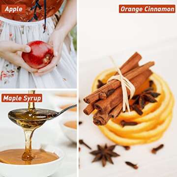 Fall Fragrance Oil, ESSLUX Autumn Essential Oils Set, Soap Candle Making Scents, Fall Scented Essent...