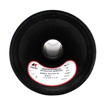 A&E American Efird Anefil Nylon Bonded Nylon Sewing Thread #69 Tex-70 16 oz. 5,950 yds (Black)