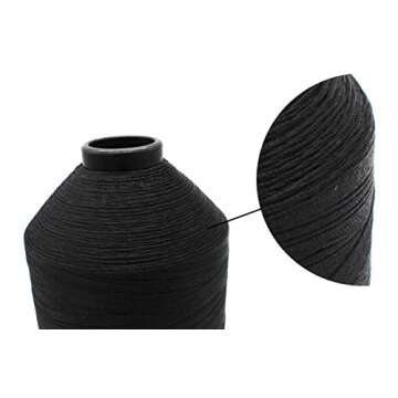 A&E American Efird Anefil Nylon Bonded Nylon Sewing Thread #69 Tex-70 16 oz. 5,950 yds (Black)