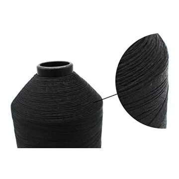 A&E American Efird Anefil Nylon Bonded Nylon Sewing Thread #69 Tex-70 16 oz. 5,950 yds (Black)