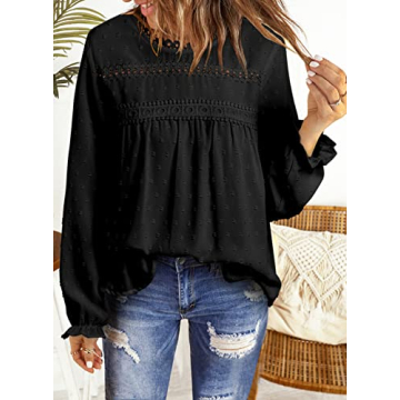 Stylish Dokotoo Women's Crochet Lace Summer Blouse