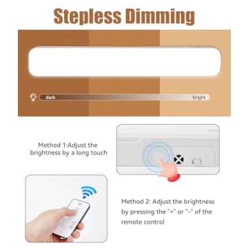 GNQJDC Rechargeable Desk Lamp with 3 Light Modes