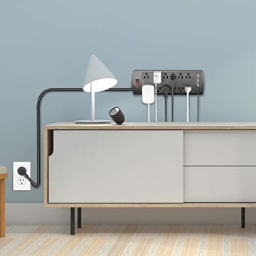 Nuetsa Power Strip with Surge Protection and USB Ports