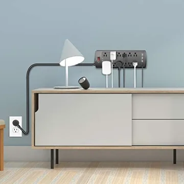 Nuetsa Power Strip with Surge Protection and USB Ports