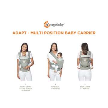 Ergobaby Adapt Carrier With Cool Air Mesh for Newborns