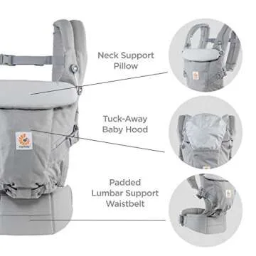 Ergobaby Adapt Carrier With Cool Air Mesh for Newborns
