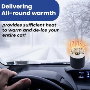 Portable 12V Car Heater Fast Defrost Warm Breeze Winter