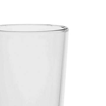 AmazonCommercial Drinking Glasses, Highball - Set of 8, Clear, 12.5 oz