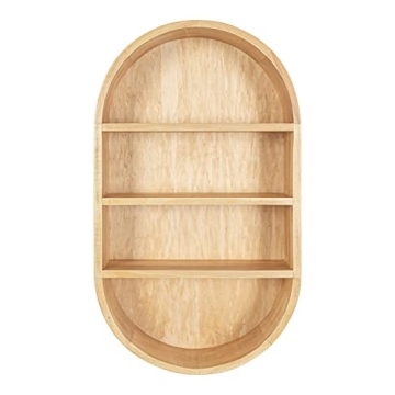 Kate and Laurel Hutton 16x28 Scandinavian Wall Shelf