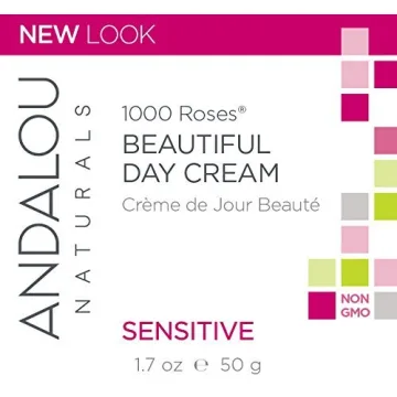 Andalou Naturals 1000 Roses Day Cream for Sensitive Skin