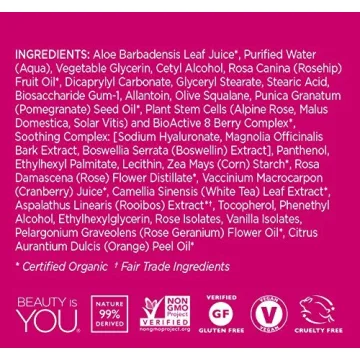 Andalou Naturals 1000 Roses Day Cream for Sensitive Skin