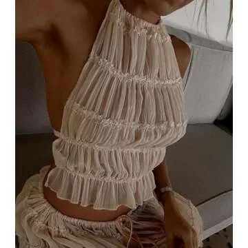 Sastianaen Y2K Mini Skirt Set - Sexy Tube Top & Bodycon Outfit