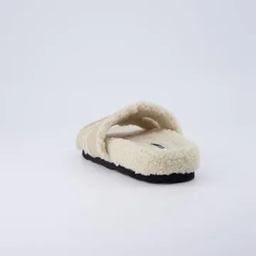 Luxury Faux Shearling Slippers for Women with Memory Foam