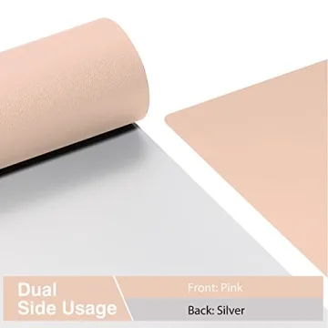 TOWWI Dual Sided Desk Pad - Large Waterproof Blotter