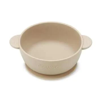 PandaEar 3 Pack Baby Bowls with Suction| Stay Put Silicone Food Bowl for Babies Kids Toddlers Infants| Food Grade Soft Safe BPA-Free Silicone (Blue Green Linen)