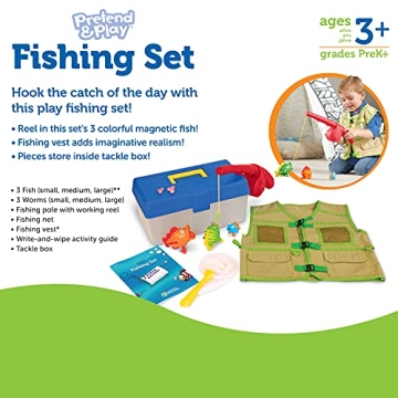 Engaging 11-Piece Fishing Set for Fun Toddlers