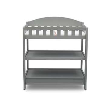 Delta Children Infant Changing Table with Pad, Grey