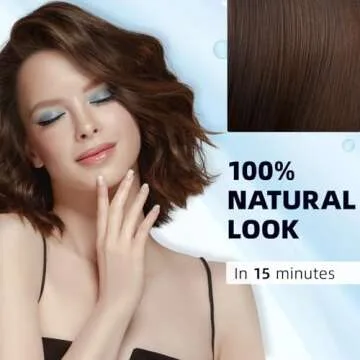 Ivnil Meidu Dark Brown Hair Dye Shampoo for Gray Coverage