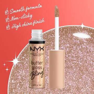 NYX Butter Gloss Bling - Non-Sticky Lip Gloss