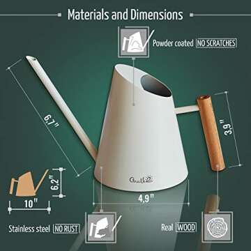 Chic AnaVeRa Watering Can for Indoor Plants 30 OZ