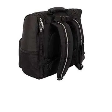 Zuca Business Backpack with Protected Laptop Compartment and Removable Expanding Document Organizer (Black)