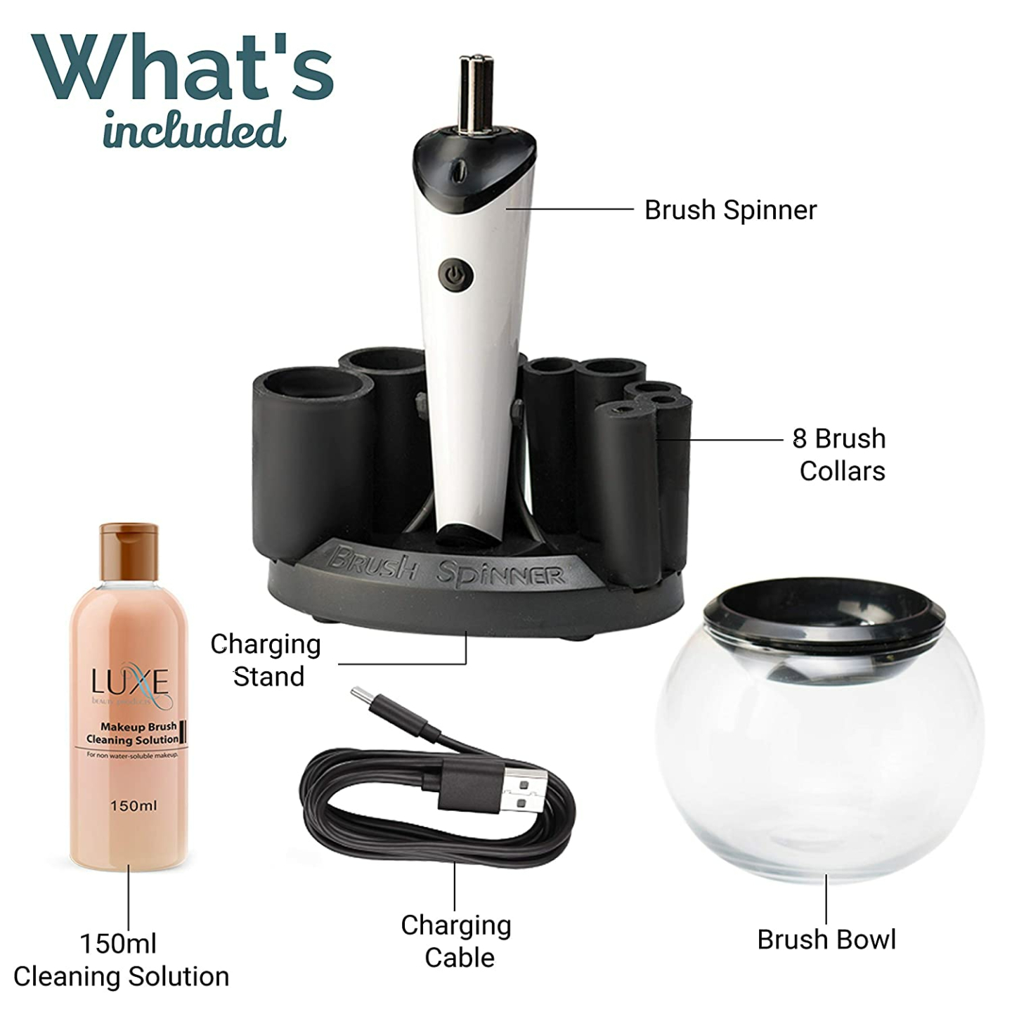Electric Makeup Brush Cleaner – Luxe and Convenient