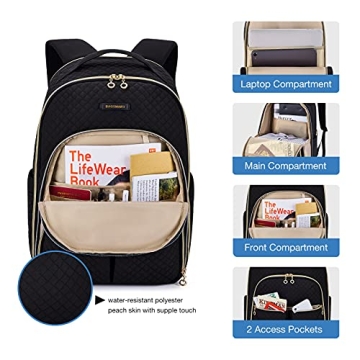 Versatile BASMART Travel Laptop Backpack with USB Port