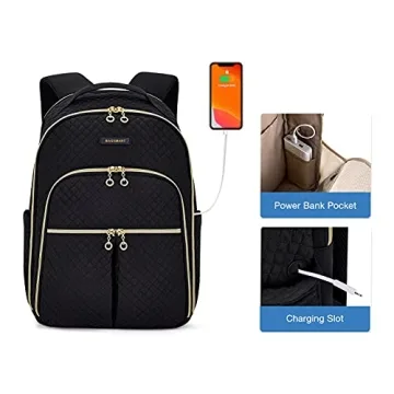Versatile BASMART Travel Laptop Backpack with USB Port