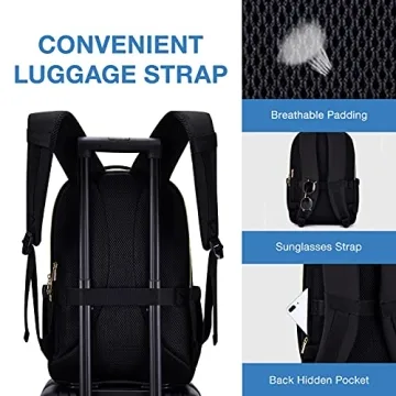 Versatile BASMART Travel Laptop Backpack with USB Port