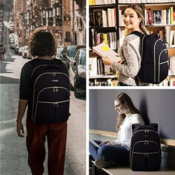 Versatile BASMART Travel Laptop Backpack with USB Port