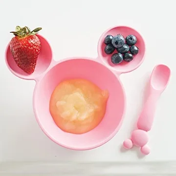 Bumkins First Feeding Set - Disney Minnie Mouse Bulky Bowls