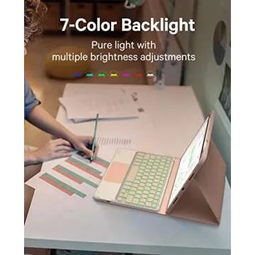 GreenLaw iPad Pro 11 Case with Keyboard, Stylish & Functional