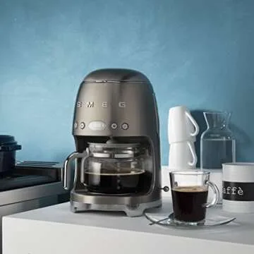 Smeg 50's Retro Style Drip Coffee Machine - Hot & Fresh Brew