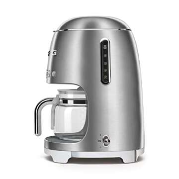 Smeg 50's Retro Style Drip Coffee Machine - Hot & Fresh Brew