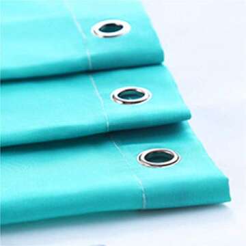 Vibrant natu2eco Colourful Marble Shower Curtain