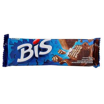 Milk Chocolate Bis Lacta - Box w/ 20 Units - 4.9oz | Chocolate ao Leite Bis Lacta - Caixa c/ 20 unidades - 140g - (PACK OF 02)