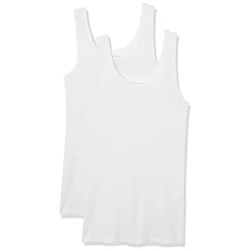 Amazon Essentials Women's Slim-Fit Tank - Stylish & Comfortable, Pack of 2