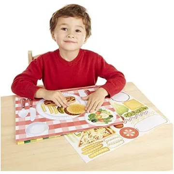 Melissa & Doug Make-a-Meal Sticker Pad - Creative Fun