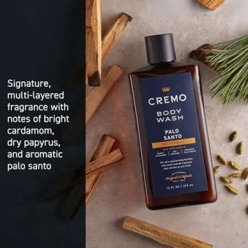 Cremo Body Wash for Men - Rich Lather & Fresh Scent