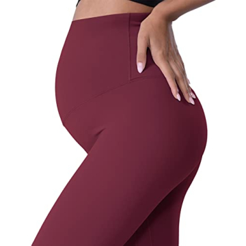 POSHDIVAH Maternity Leggings for Comfortable Active Wear