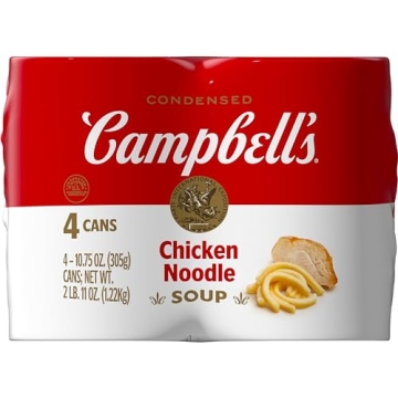 Delicious Campbell's Condensed Chicken Noodle Soup - 4 Pack