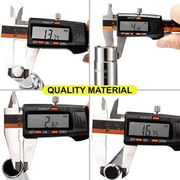 Spurtar Extended 4 Way Lug Wrench for Easy Tire Changes