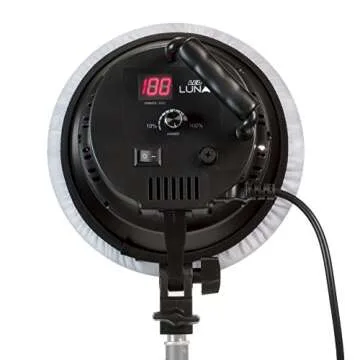 Prismatic LED Luna Beauty Dish Light for Perfect Shots