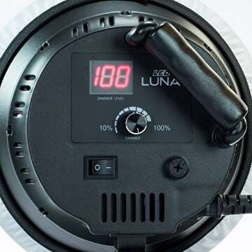 Prismatic LED Luna Beauty Dish Light for Perfect Shots