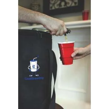 Keg Cooler for Home Brew. Beer Cooler for 5 Gallon Keg, Corny and Cornelius Kegs by Cool Brewing. CoolBrewCorny 3.0 Version