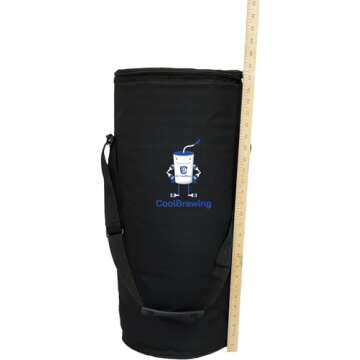 Keg Cooler for Home Brew. Beer Cooler for 5 Gallon Keg, Corny and Cornelius Kegs by Cool Brewing. CoolBrewCorny 3.0 Version